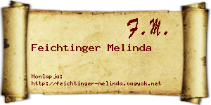 Feichtinger Melinda névjegykártya
